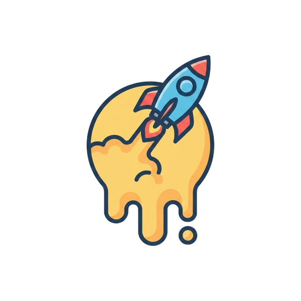 Melting face and Rocket