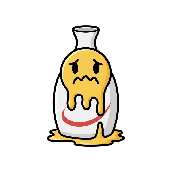 Melting face and Sake