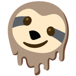 melting face and sloth