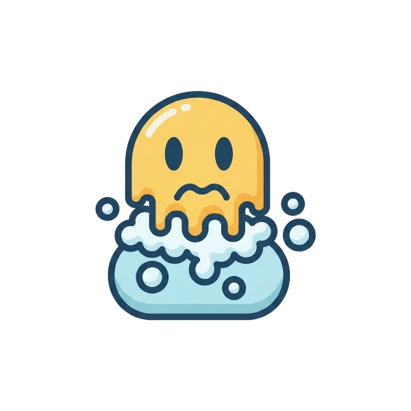 Melting face and Soap