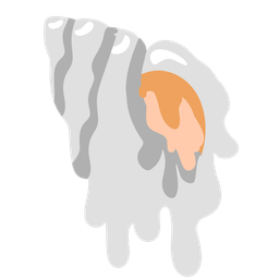 melting face and spiral shell