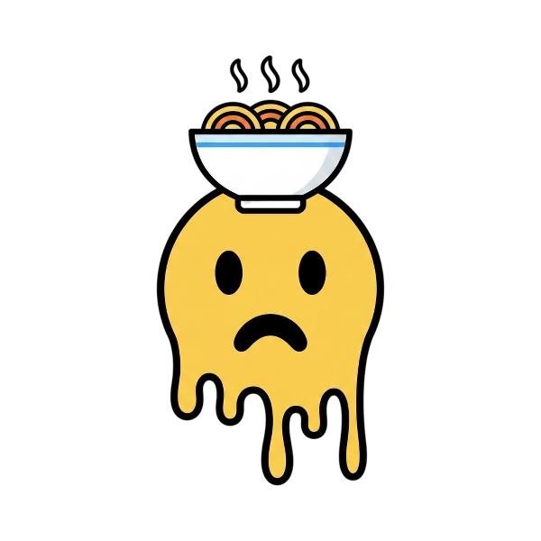 Melting face and Steaming bowl