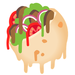 melting face and stuffed flatbread