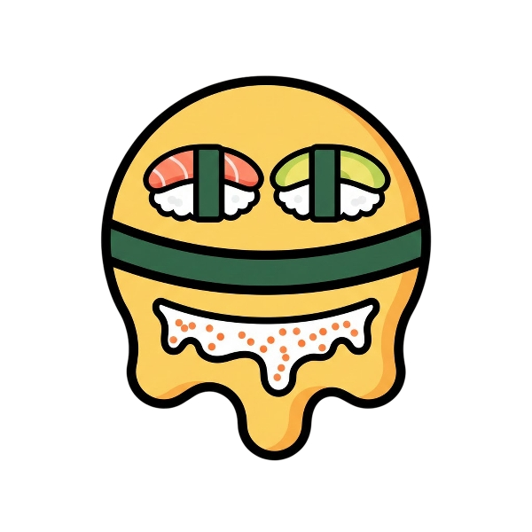 Melting face and Sushi