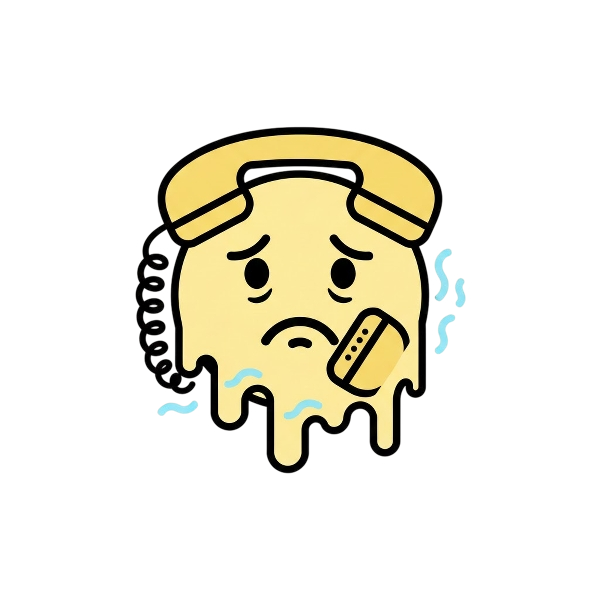 Melting face and Telephone