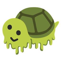 melting face and turtle