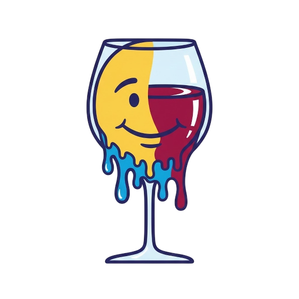 Melting face and Wine glass