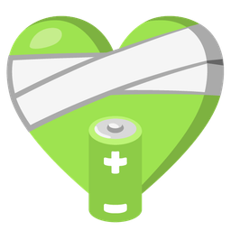 mending heart and battery