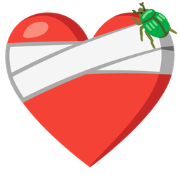 mending heart and beetle