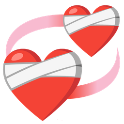 mending heart and broken heart