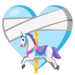 mending heart and carousel horse