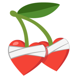 mending heart and cherries