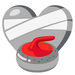 mending heart and curling stone