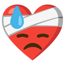 mending heart and downcast face with sweat