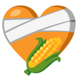 mending heart and ear of corn