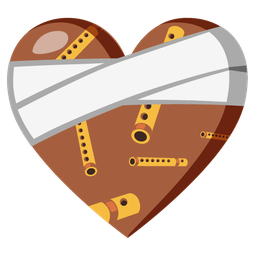 mending heart and flute