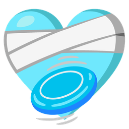 mending heart and flying disc