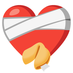 mending heart and fortune cookie