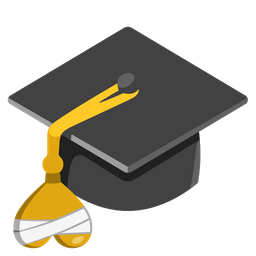 mending heart and graduation cap