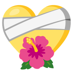 mending heart and hibiscus