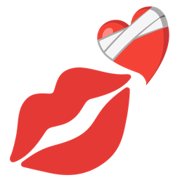 mending heart and kiss mark