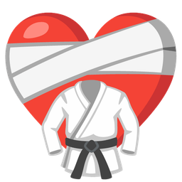 mending heart and martial arts uniform