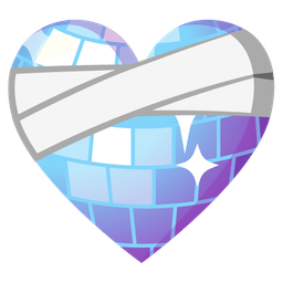 mending heart and mirror ball