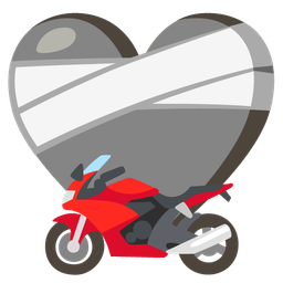 mending heart and motorcycle