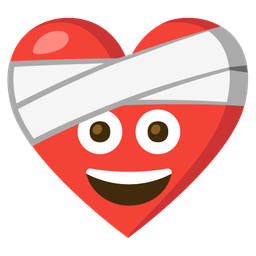 mending heart and pile of poo