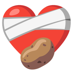 mending heart and potato
