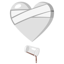 mending heart and pouring liquid