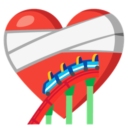 mending heart and roller coaster