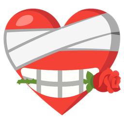 mending heart and rose