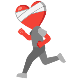 mending heart and running shoe