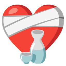 mending heart and sake