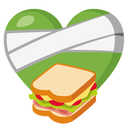 mending heart and sandwich
