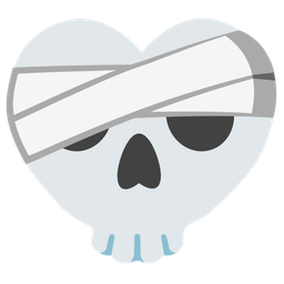 mending heart and skull