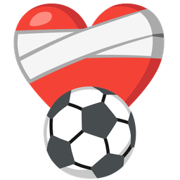 mending heart and soccer ball