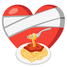 mending heart and spaghetti