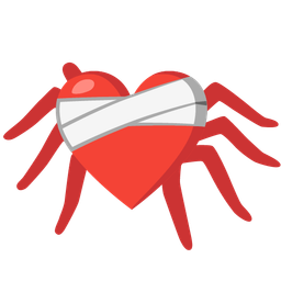 mending heart and spider