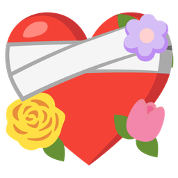 mending heart and tulip