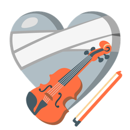 mending heart and violin