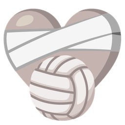 Mending heart and Volleyball