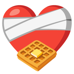 mending heart and waffle