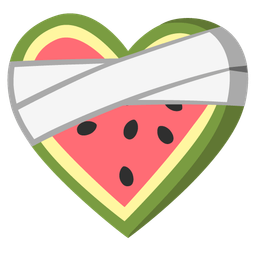 mending heart and watermelon