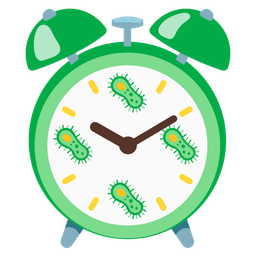 microbe and alarm clock