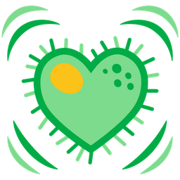 microbe and beating heart