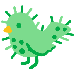 microbe and bird