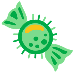 microbe and candy