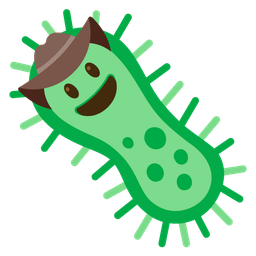 microbe and cowboy hat face
